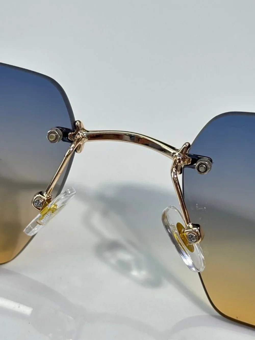 TOM FORD Frameless Gradient Sunglasses